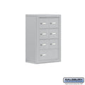 4 Door High Aluminum Cell Phone Storage Locker M71376