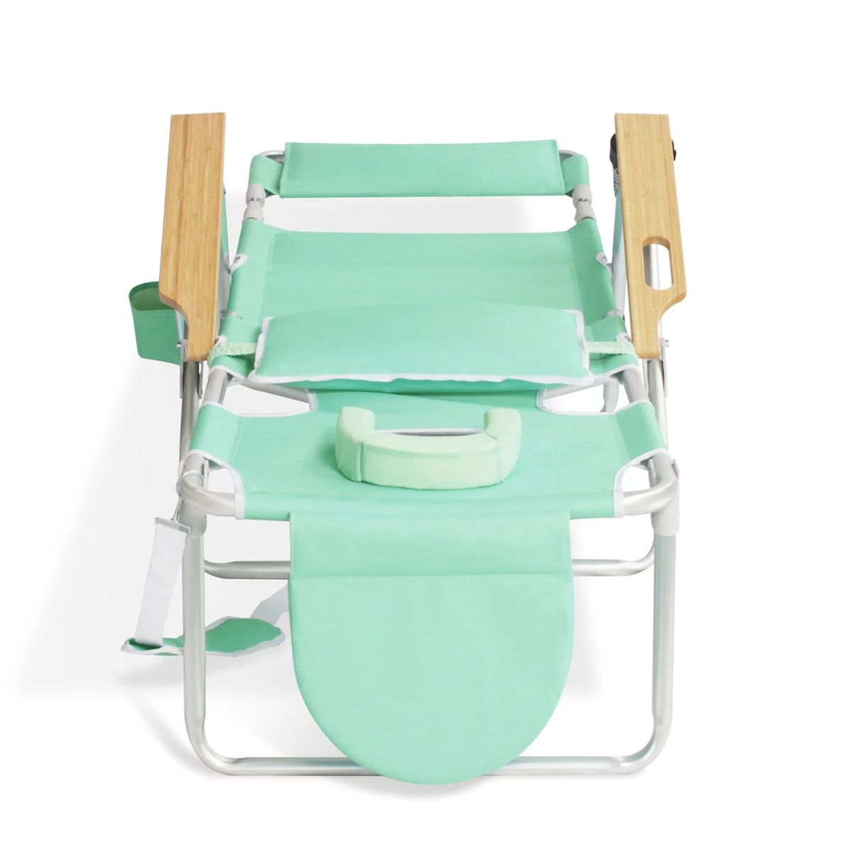 Teal 2 Pack Padded Outdoor Folding Beach Chair F5074