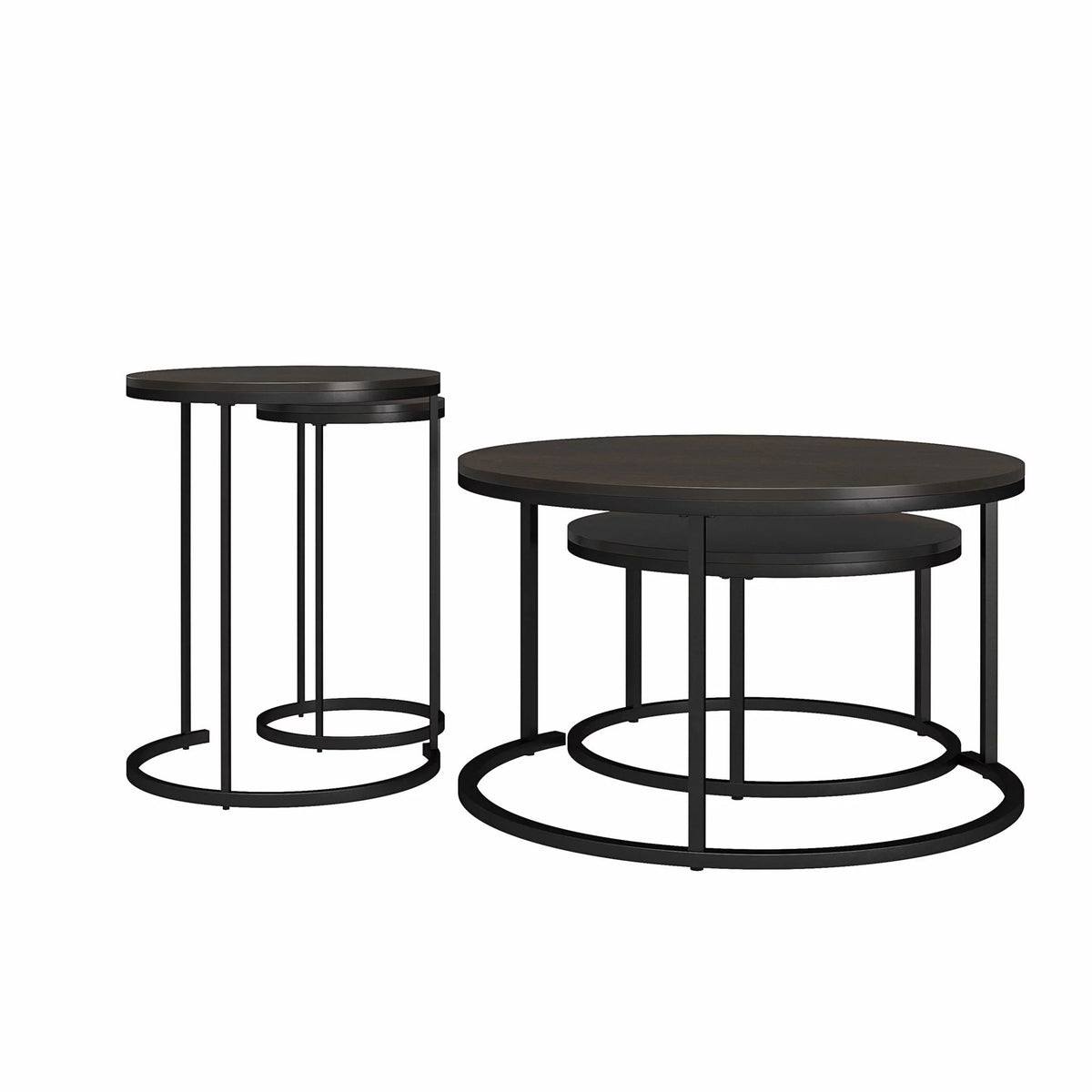 4-Piece Nesting Coffee and End Table Bundle F764527