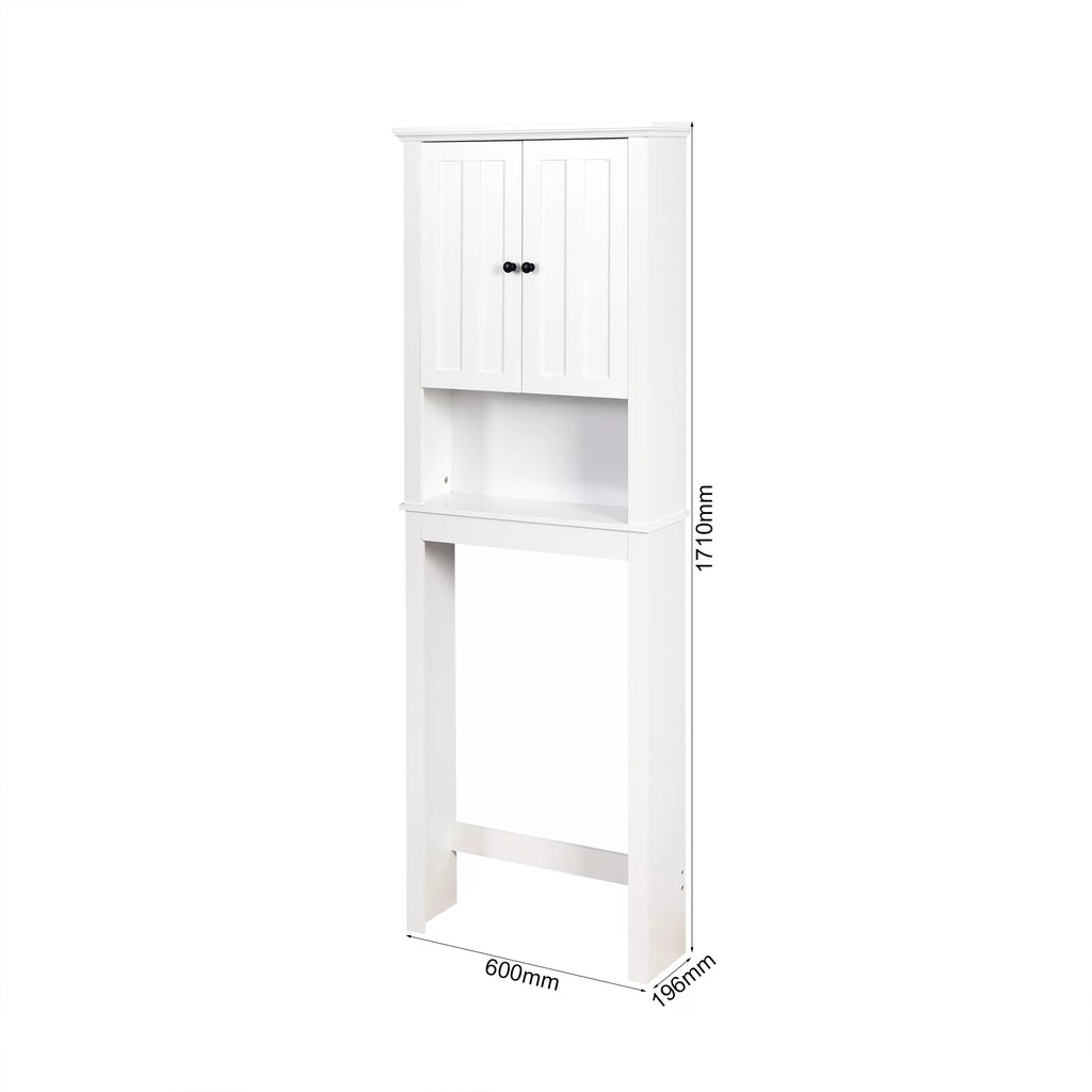 Wooden Over-The-Toilet Storage Cabinet with Adjustable Shelf Z50033