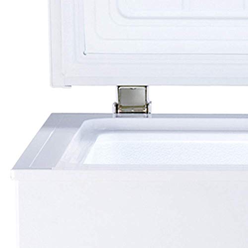 White 10 Cu.Ft Chest Freezer with 3 Removable Basket and Lock N75244