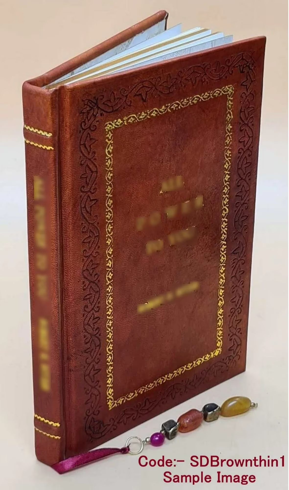 Premium Leather Bound Report W9504