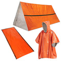 Waterproof Thermal Poncho Raincoat with Sleeping Bag and Tent Shelter Y50720