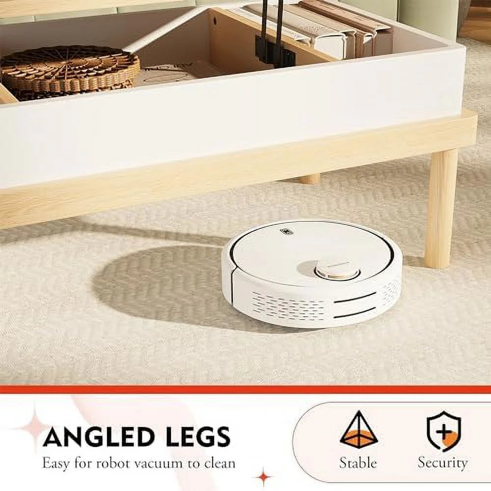 Lift Top Wood Coffee Table with Hidden Compartment B815