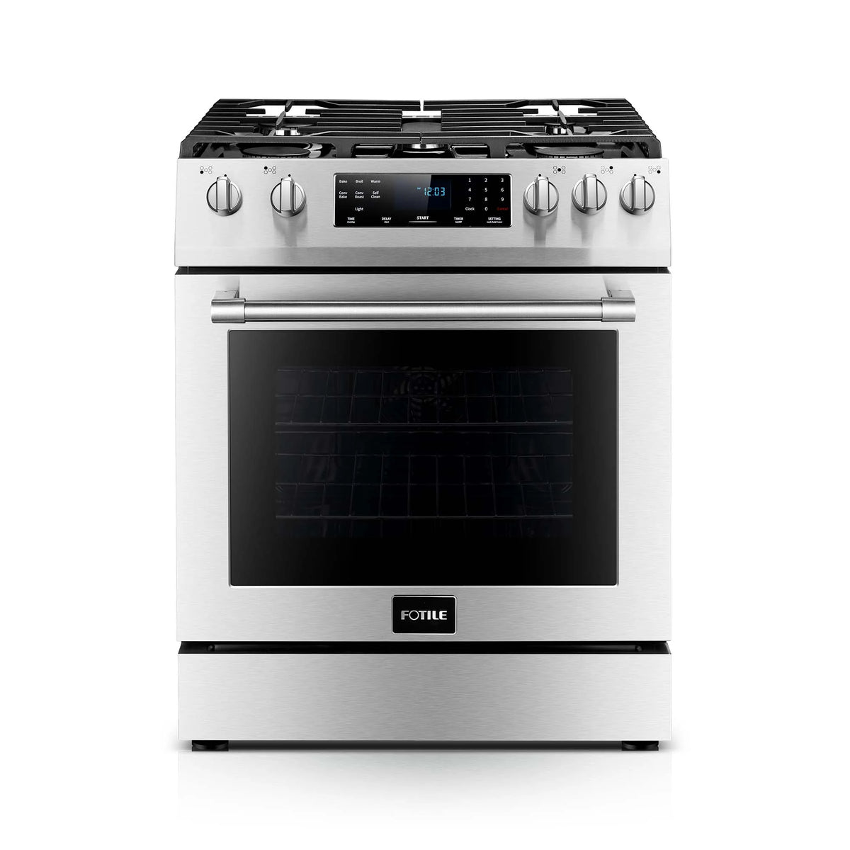30 in. Slide-In Gas Range in Stainless Steel, 4.8 cu. ft. B466