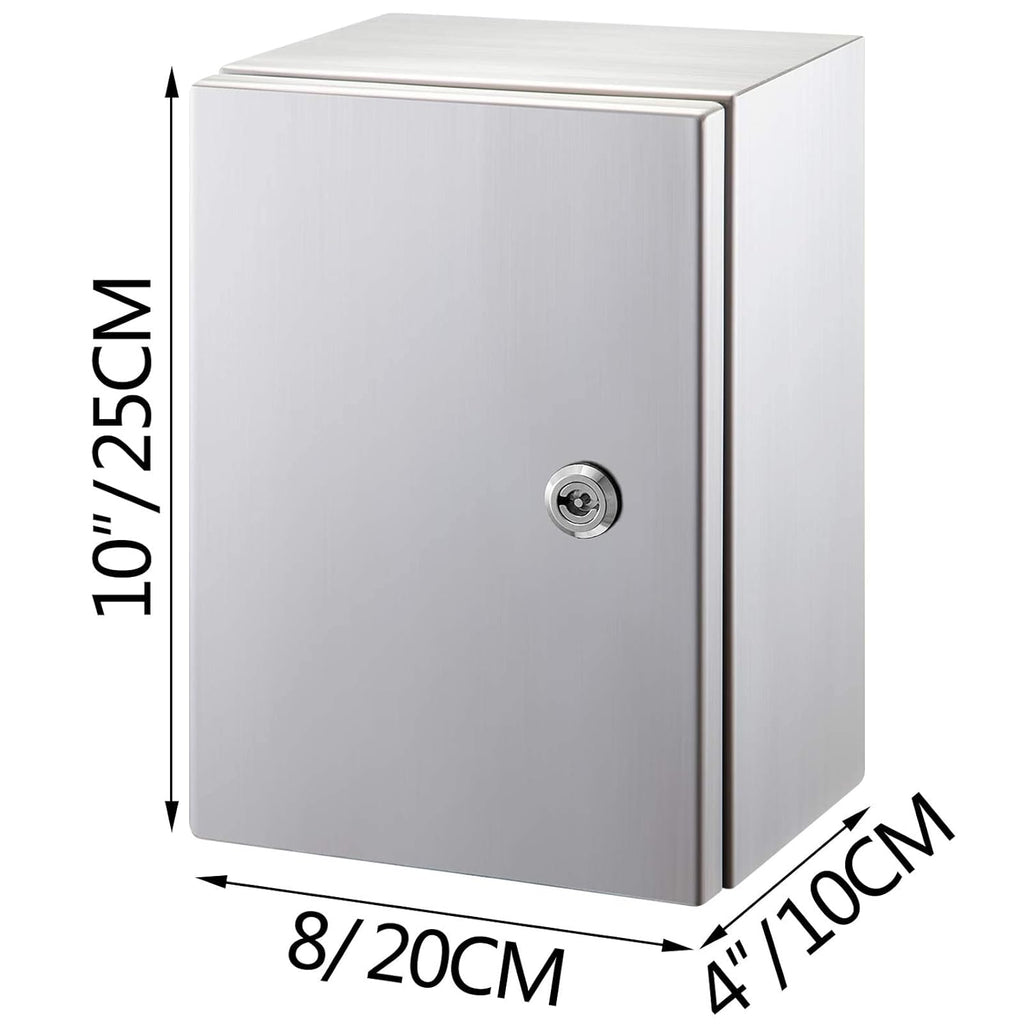 10 x 8 x 4'' NEMA 4X Steel Electrical Enclosure C351195