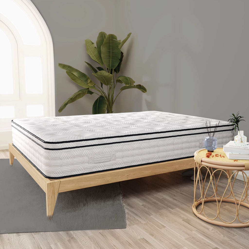 12 Full Hybrid Pocket Spring Comfort Foam Medium Mattress U322284