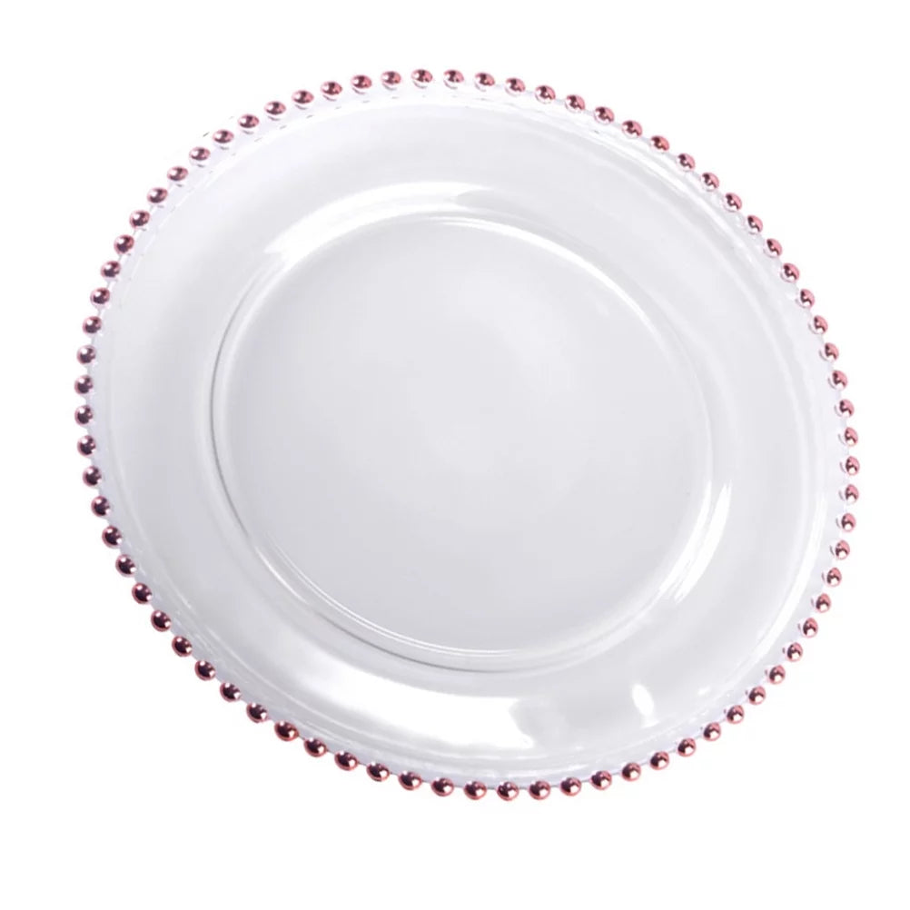 Clear Glass Dinner Plate N9618