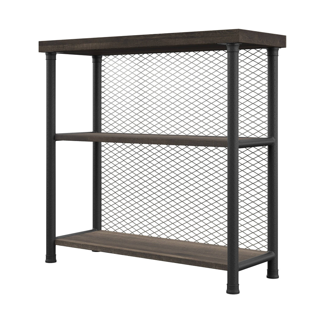 Brown Industrial Bookcase M19609