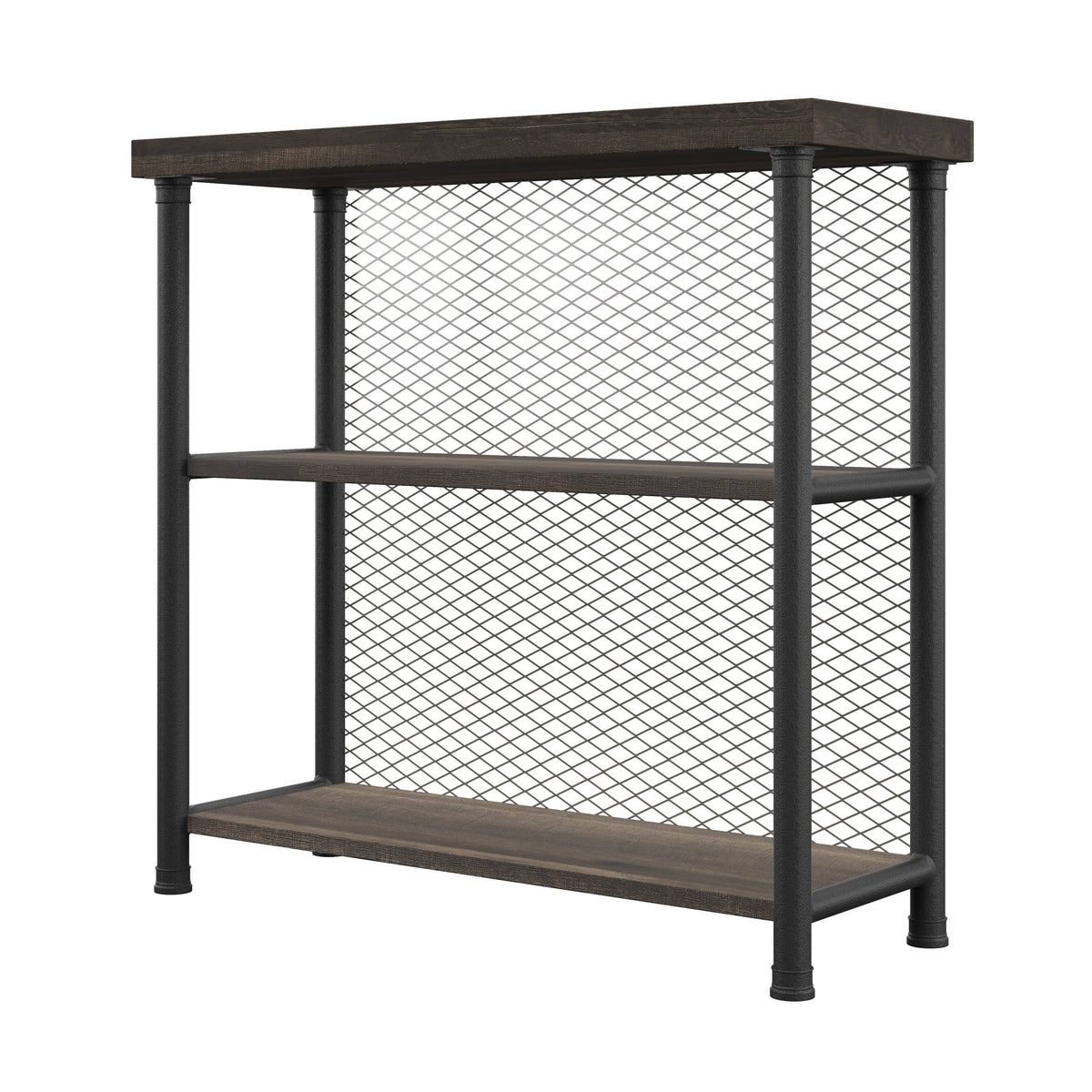 Brown Industrial Bookcase M19609