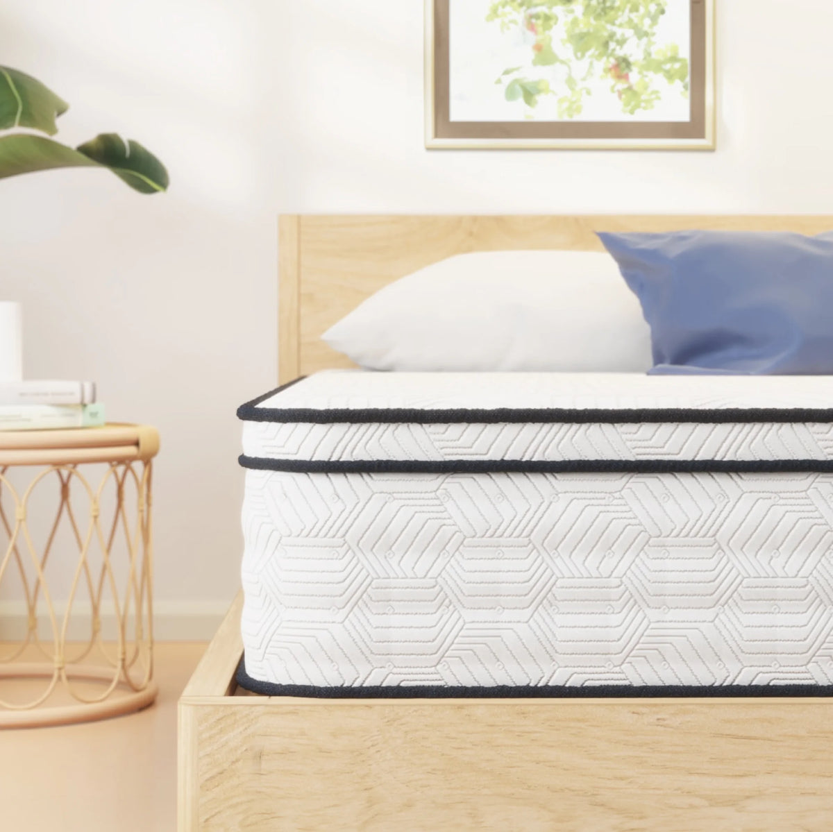 12 Full Hybrid Pocket Spring Comfort Foam Medium Mattress U322284