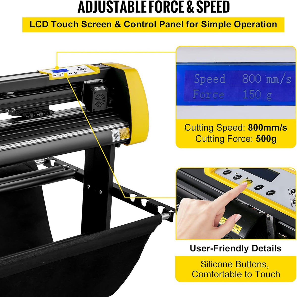 34 in 870 mm Vinyl Cutter Machine with Stand T368641