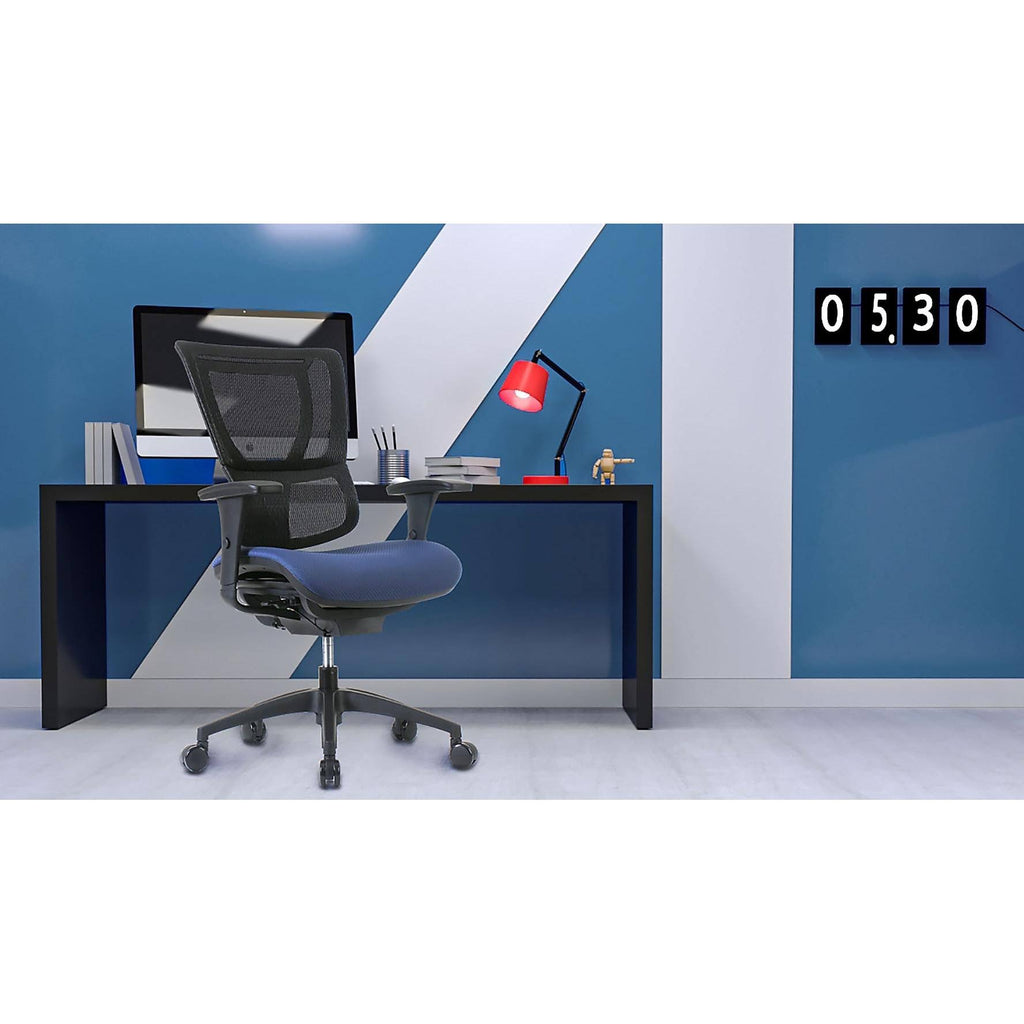 Blue/Black Mesh Back Task Chair K863361