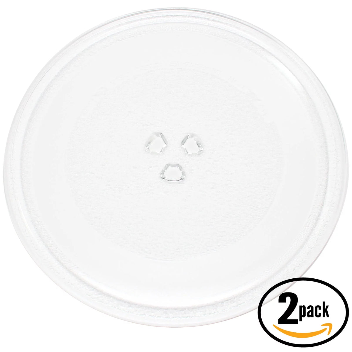 2-Pack 10" Microwave Glass Turntable Tray S907327