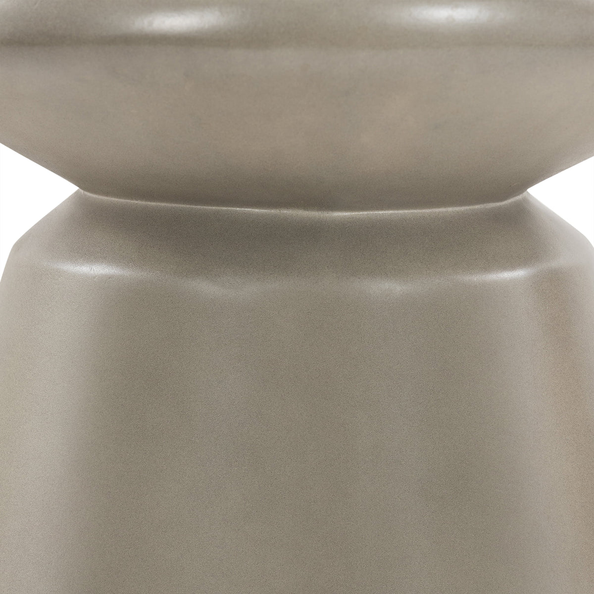 Gray Indoor Outdoor Accent Stool End Table I66034