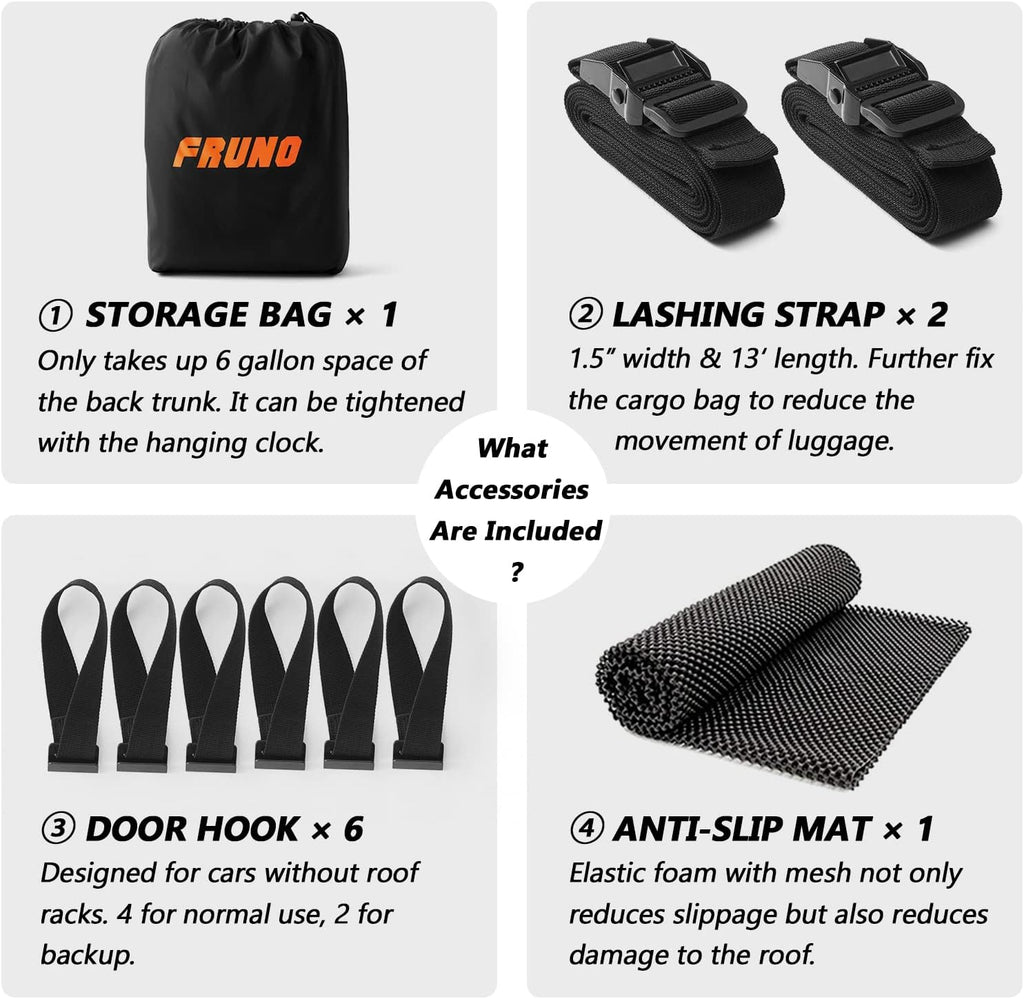 15 CUFT Waterproof Rooftop Cargo Carrier X557