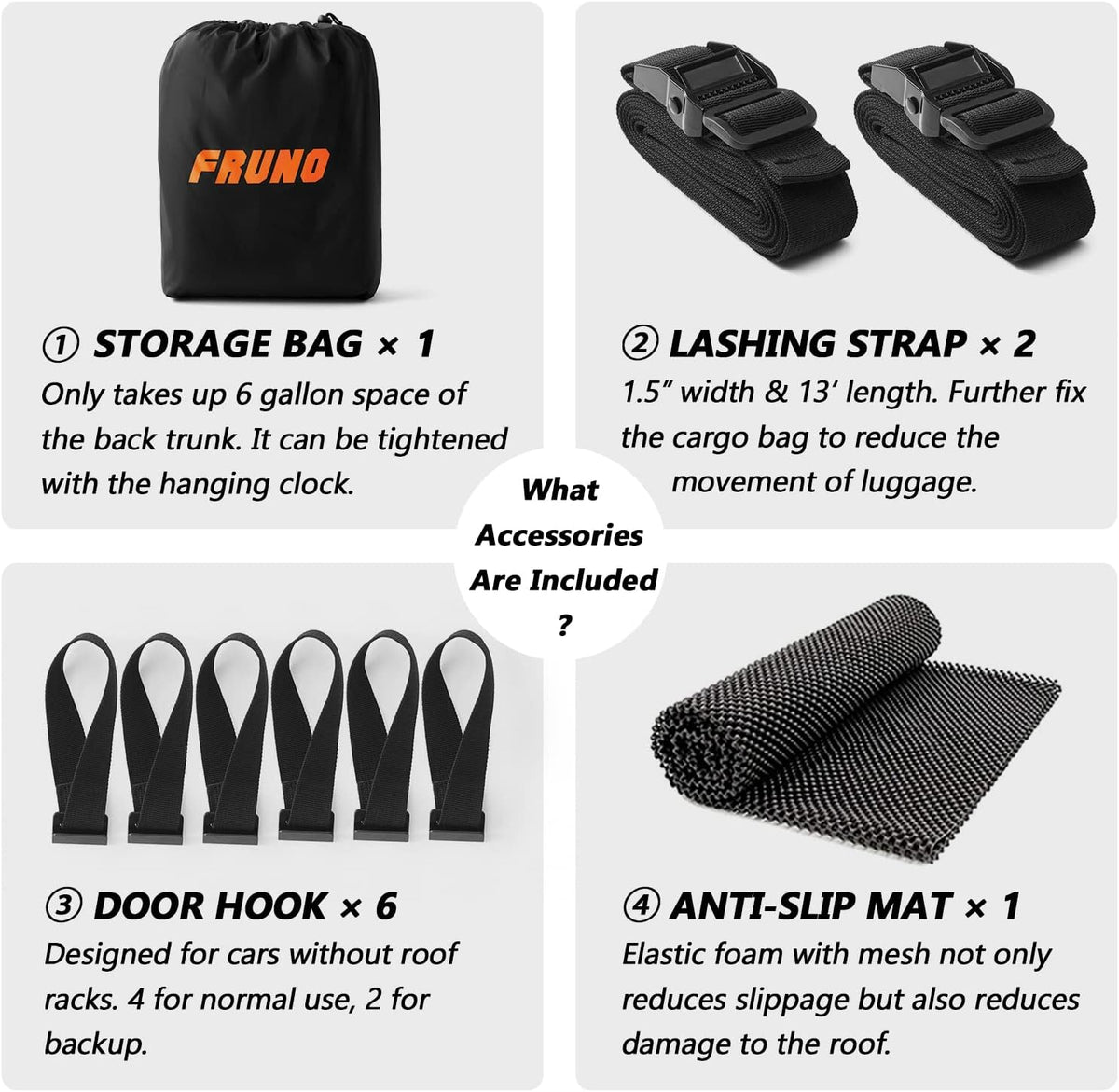 15 CUFT Waterproof Rooftop Cargo Carrier X557