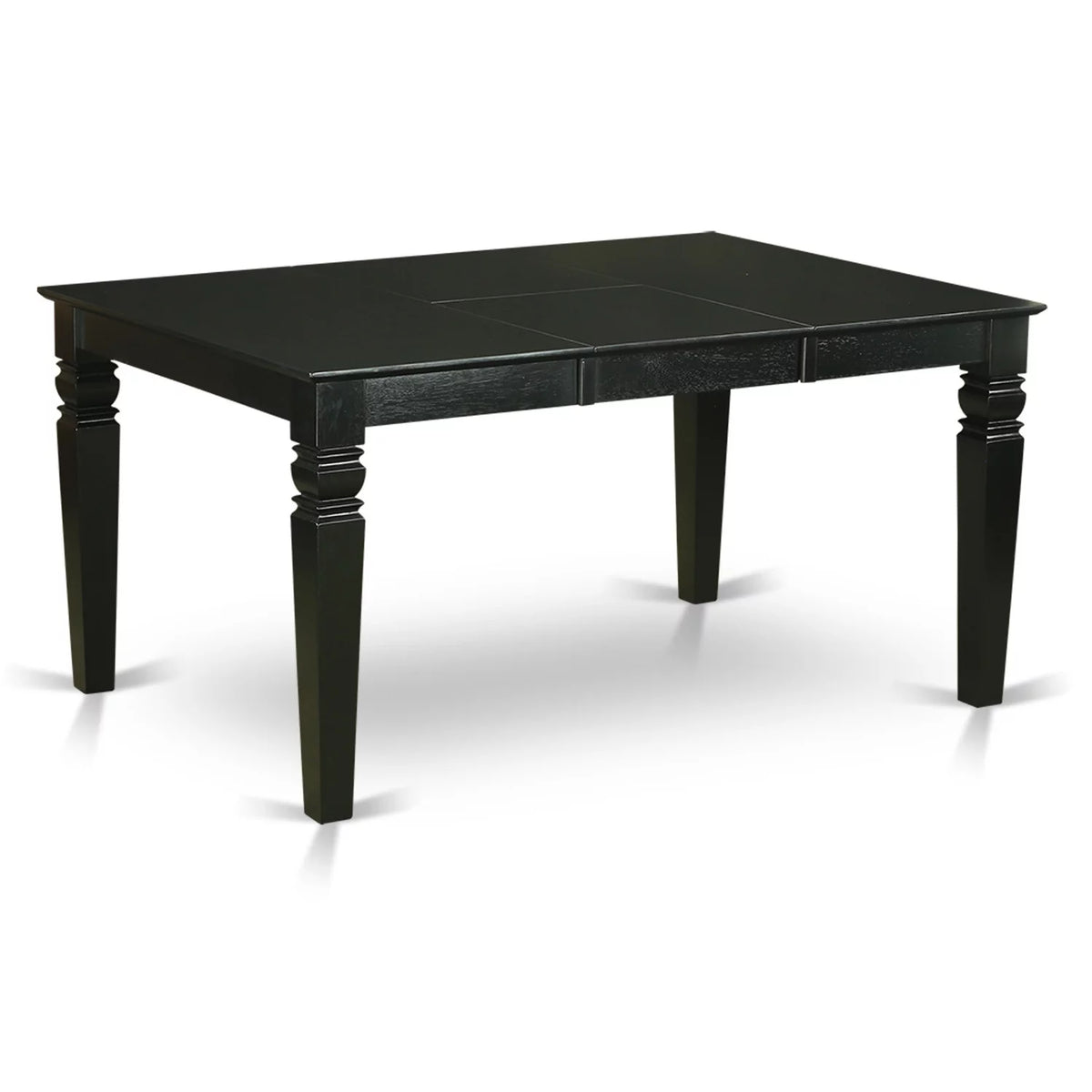 Black 5 Piece Rectangular Kitchen Table Set N1434