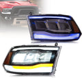 LED Dual Beam Projector Headlights with Dynamic DRL and Sequential Turn Signal O979617