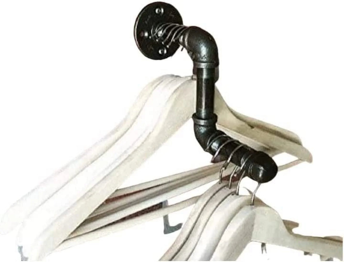 6" Pipe Wall Rack Clothing Rack N8456