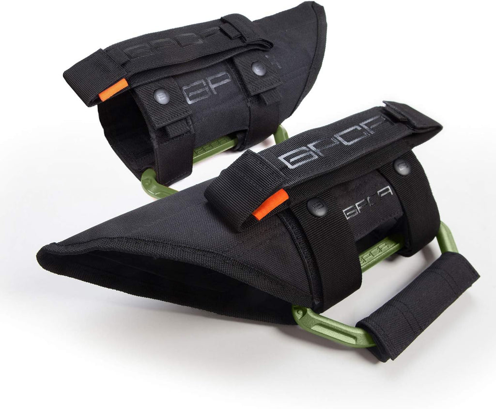 Army Green Grab Handle Pair S7826