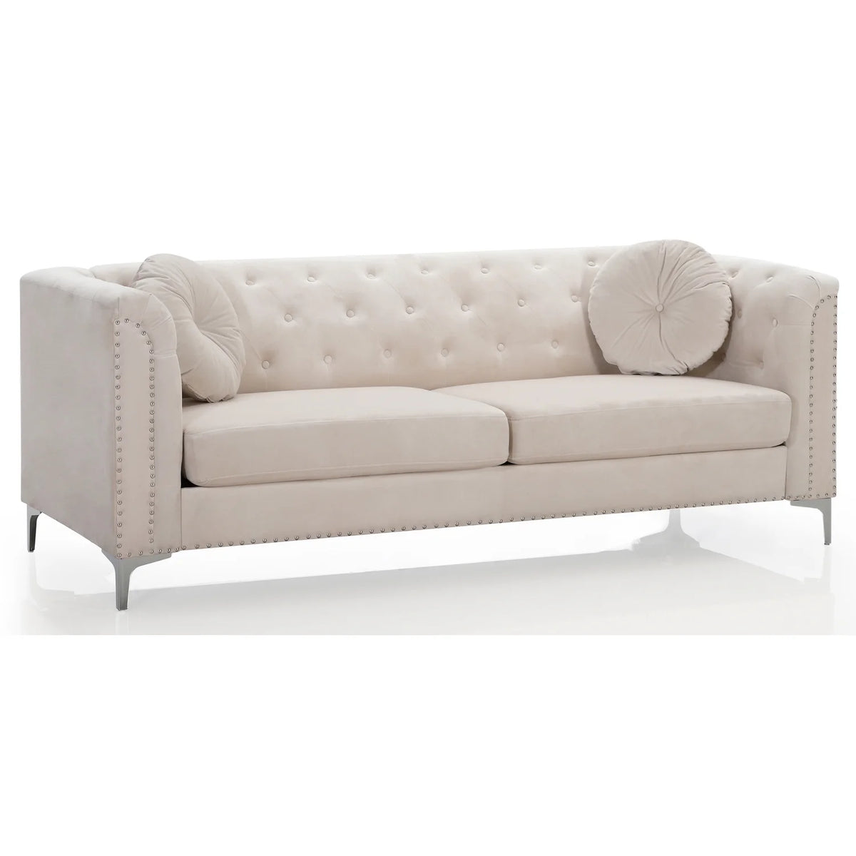 Ivory Sofa ( 2 Boxes ) S911
