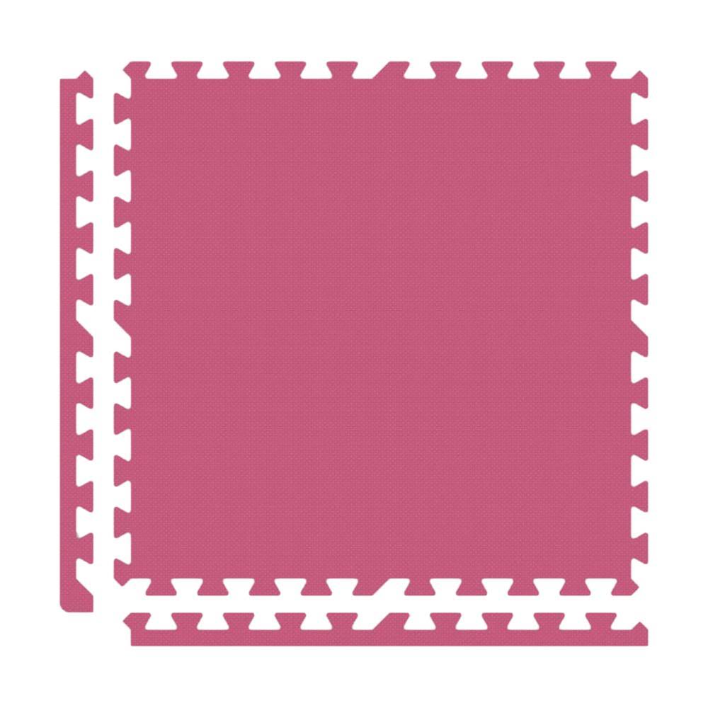 Pink Interlocking Foam Floor Mat Set I17209