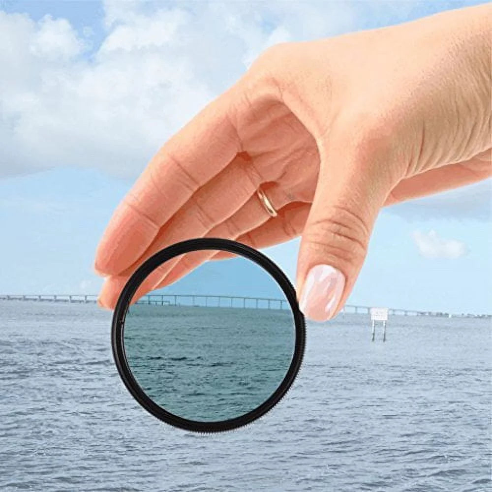 55mm 3-Piece Coated Filter Kit + Cleaning Kit I105040