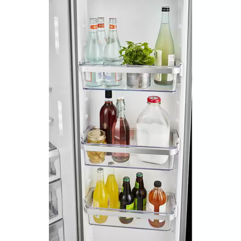 Counter Depth Stainless Steel Side by Side Refrigerator E2445