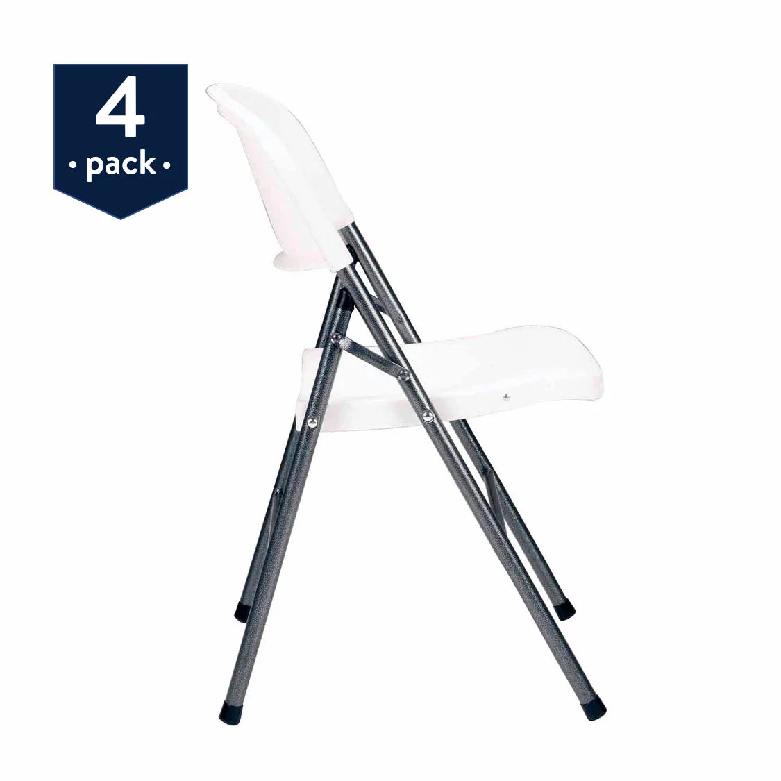 White Resin Folding Chair 4-Pack T675