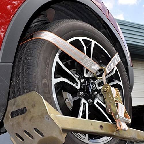 2 inch x 96 inch Car Tie Down with Snap Hooks, 4 Pack P969