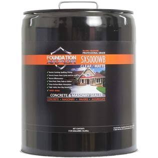 5-gal. Water Based Silane Siloxane Penetrating Concrete Sealer F16877