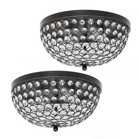Bronze 2-Light Flush Mount Set of 2 W648033
