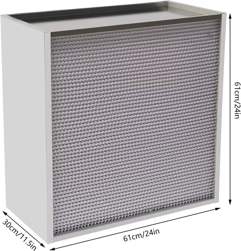 HEPA Replacement Filter 24''x24''x11.5'' H13 Galvanized Frame G416986