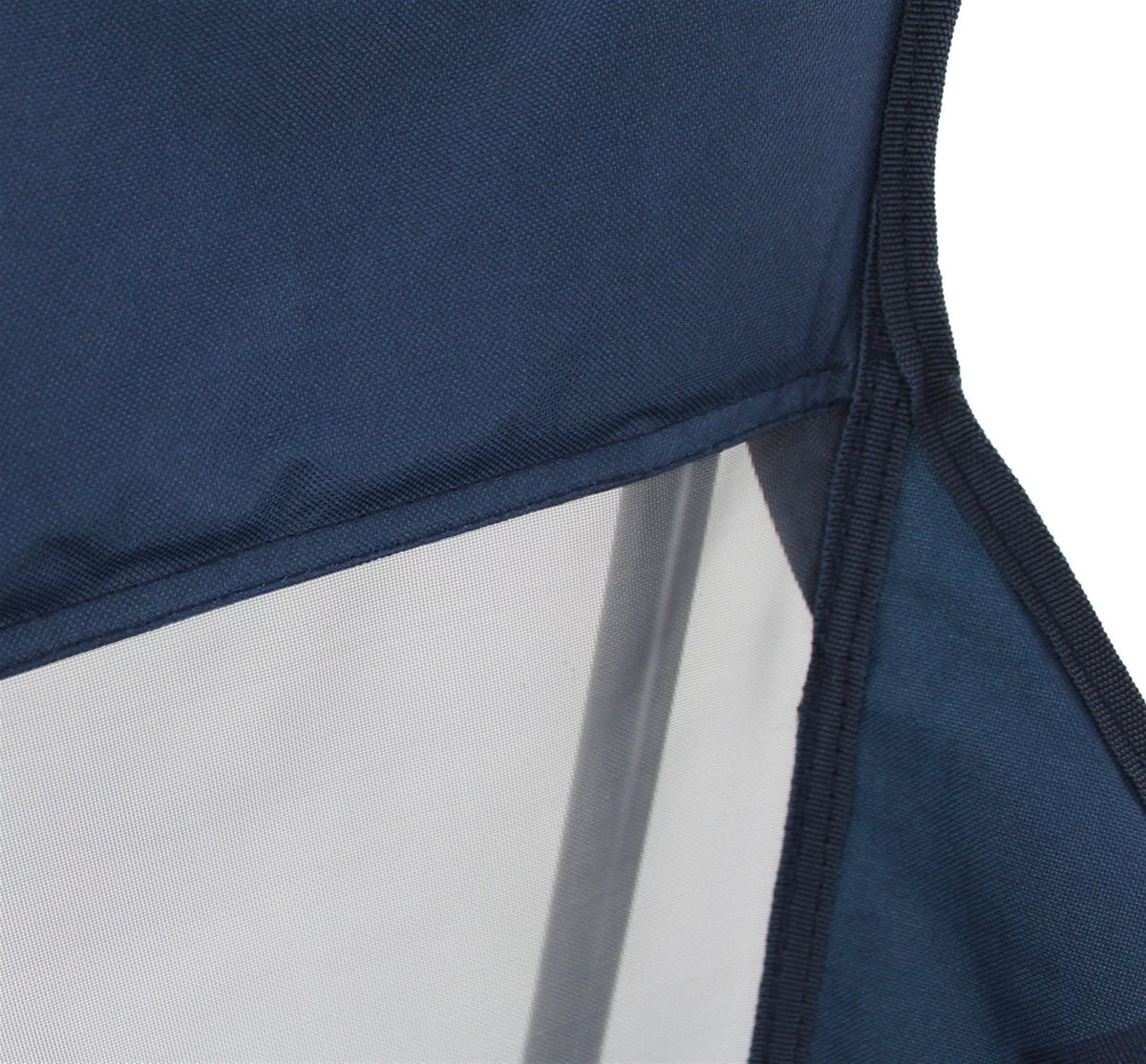 Navy Mesh Back Swivel Folding Chair G6589