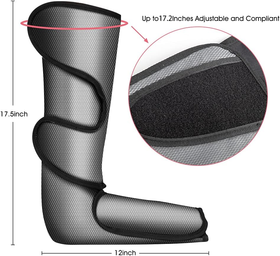 Rechargeable Air Leg Compression Massager with 4 Modes 3 Intensities K2398