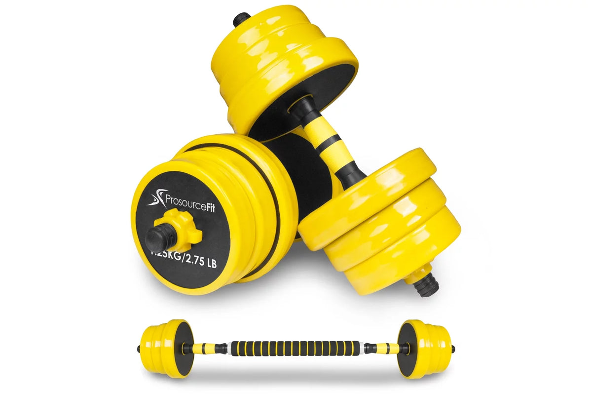 Adjustable Dumbbells and Barbell Set, 44LB O9877