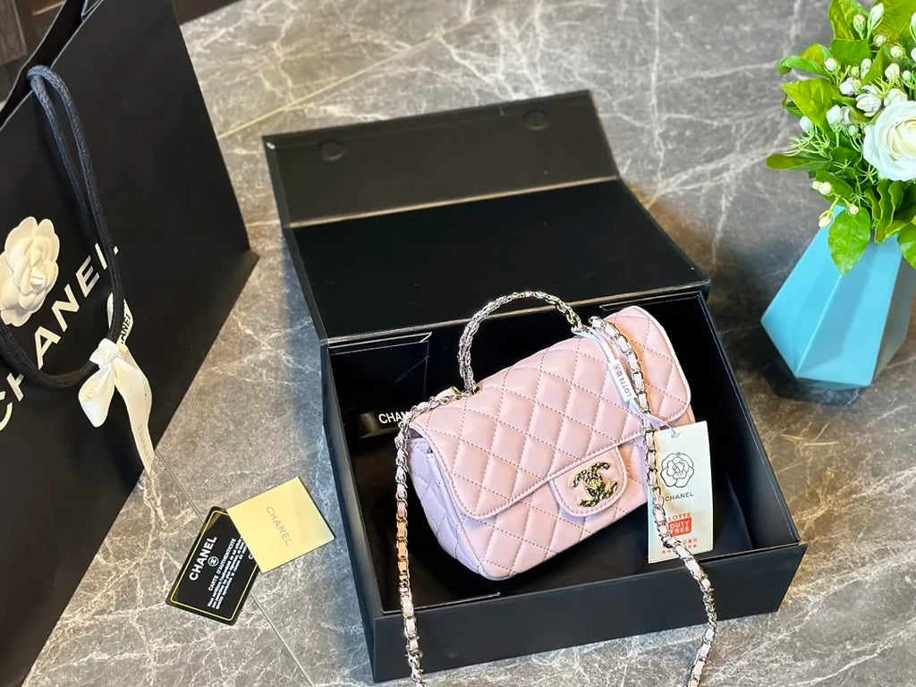 Mini Flap Bag with Top Handle G992