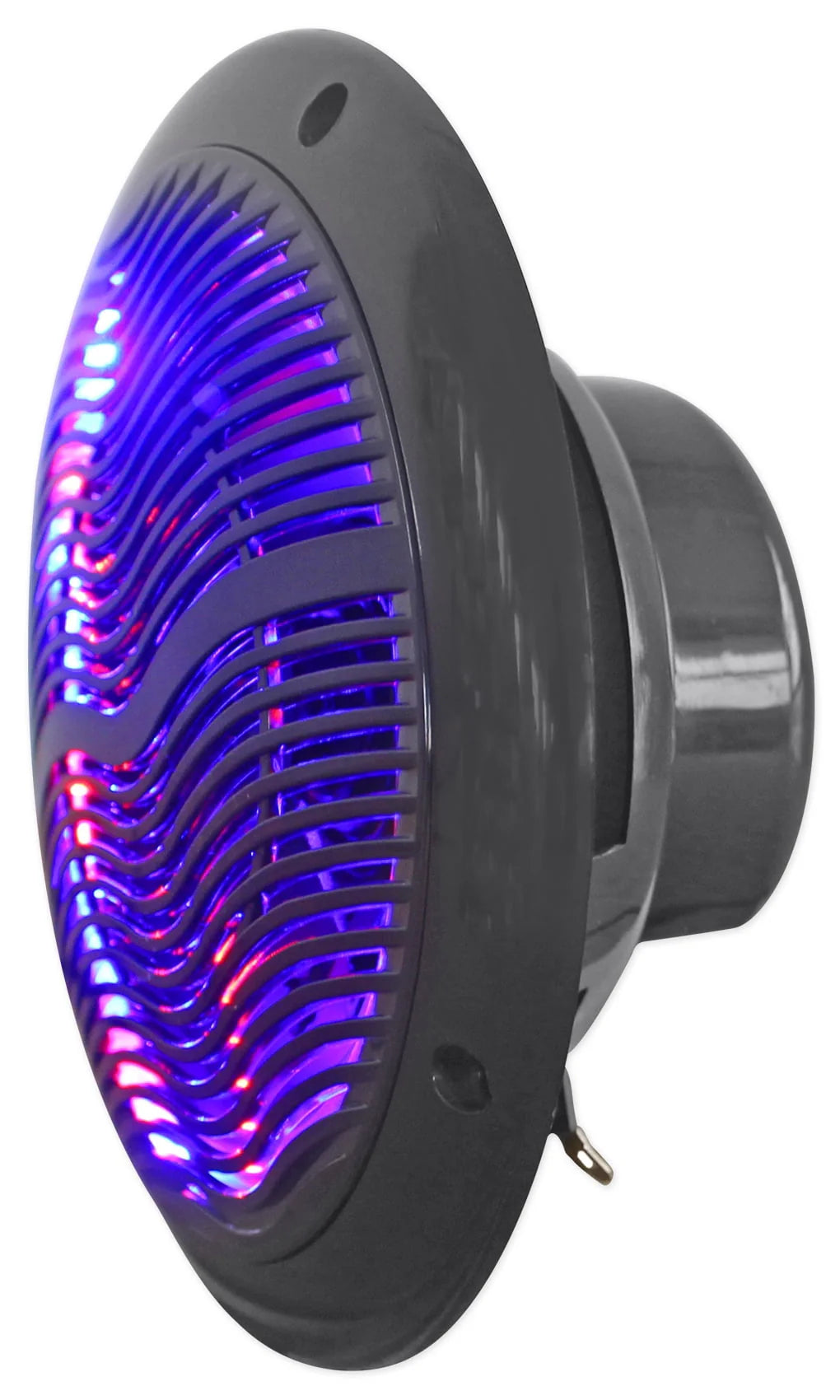 Black 6.5 Marine Speakers with Multi Color LED M5263