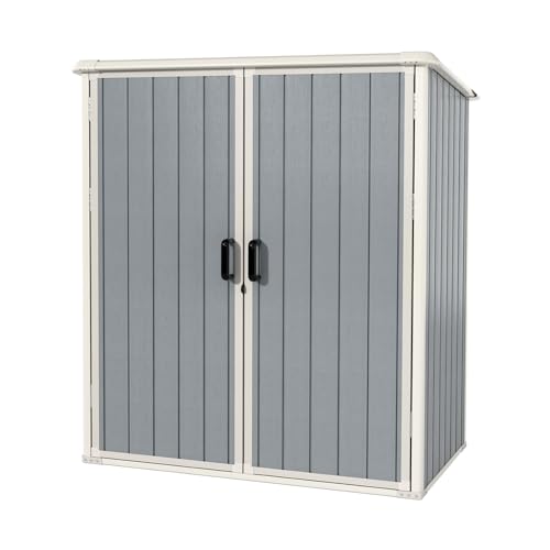 5 x 3FT Resin Storage Shed with Floor and Lockable Door L718835