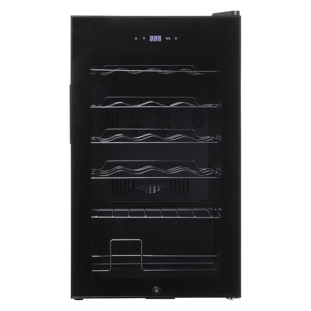 24-Bottle Wine Cooler Refrigerator with Glass Door B9872