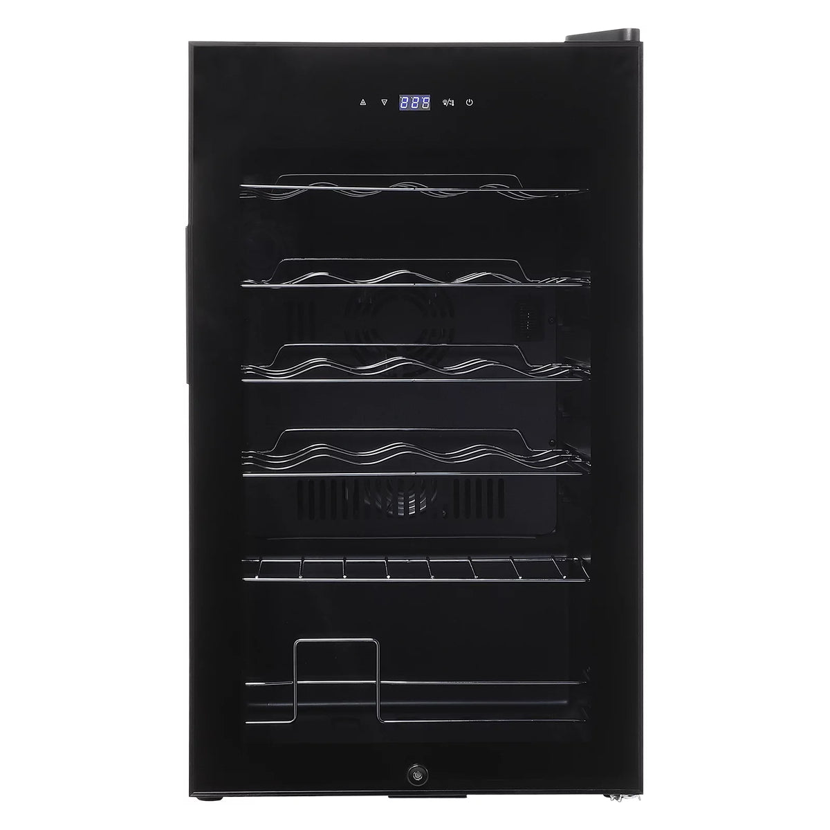 24-Bottle Wine Cooler Refrigerator with Glass Door B9872