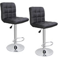 Set of 2 Height Adjustable Swivel Bar Stool V261