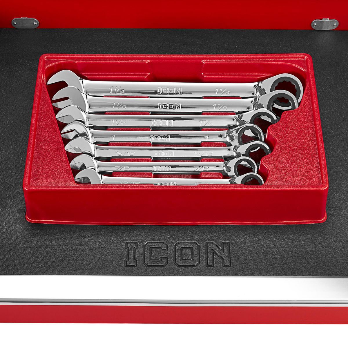7-Piece Reversible Ratcheting Combination Wrench Set J692733