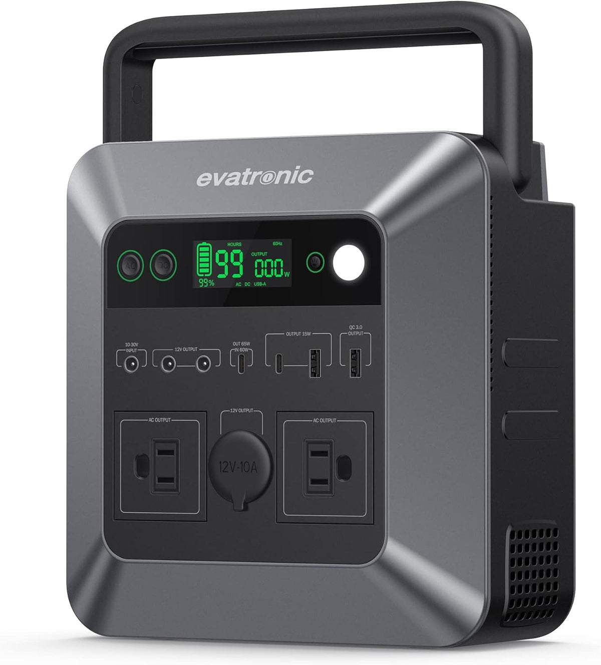 600W 712Wh Portable Power Station with 110V AC Outlets L588