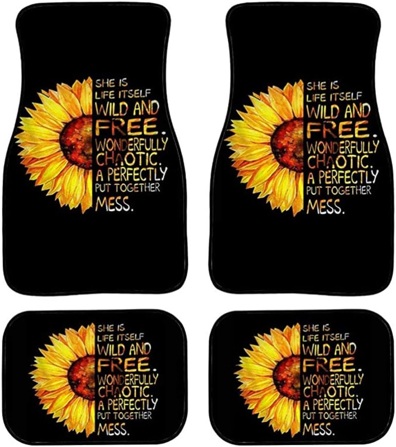 Butterflies Car Floor Mat Front/Rear Carpet Z765