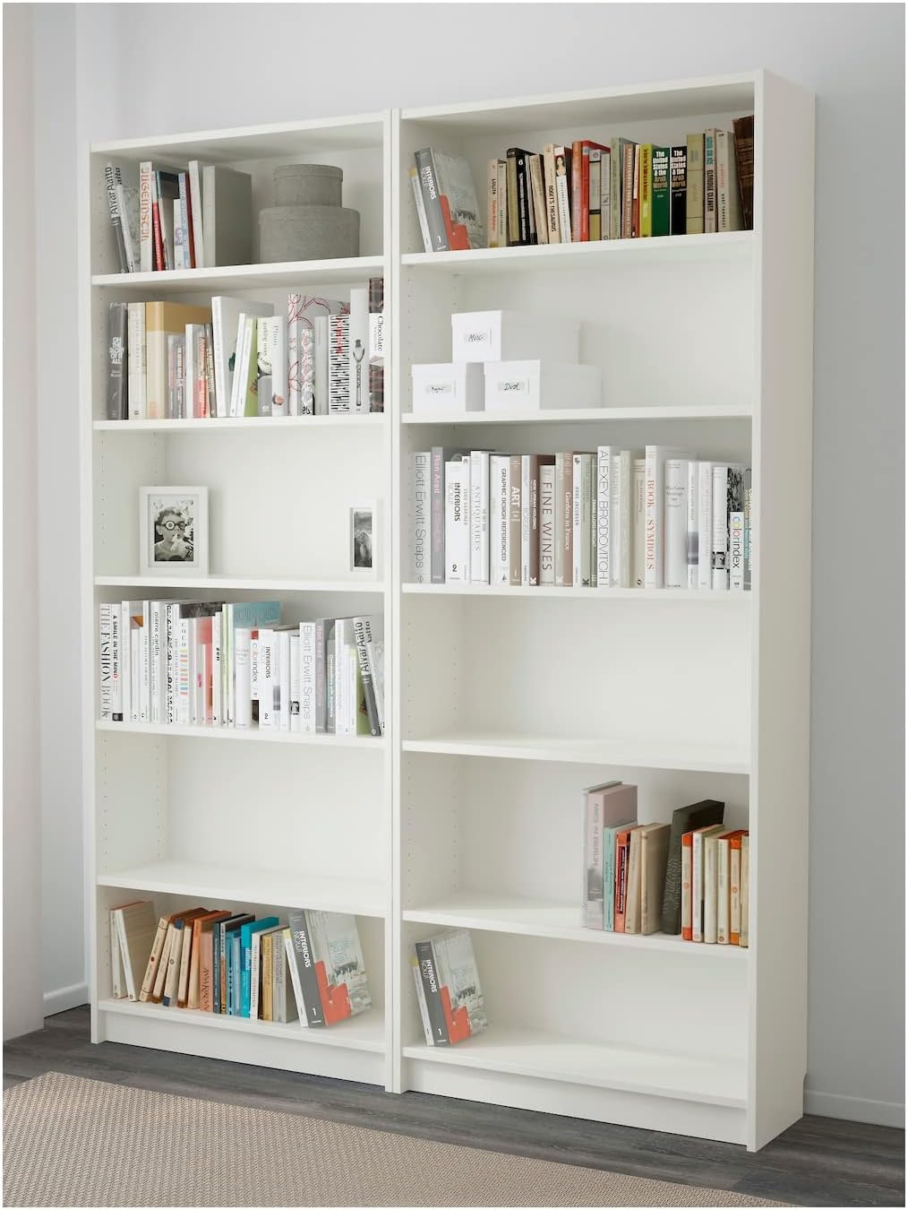 White Bookcase Z2448