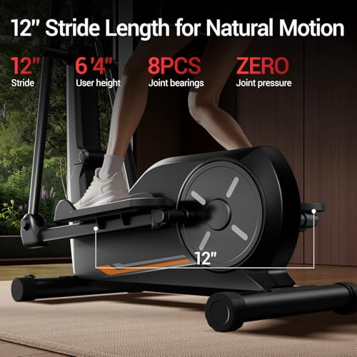 Elliptical Machine with 8 Levels Resistance and 12" Stride E450968