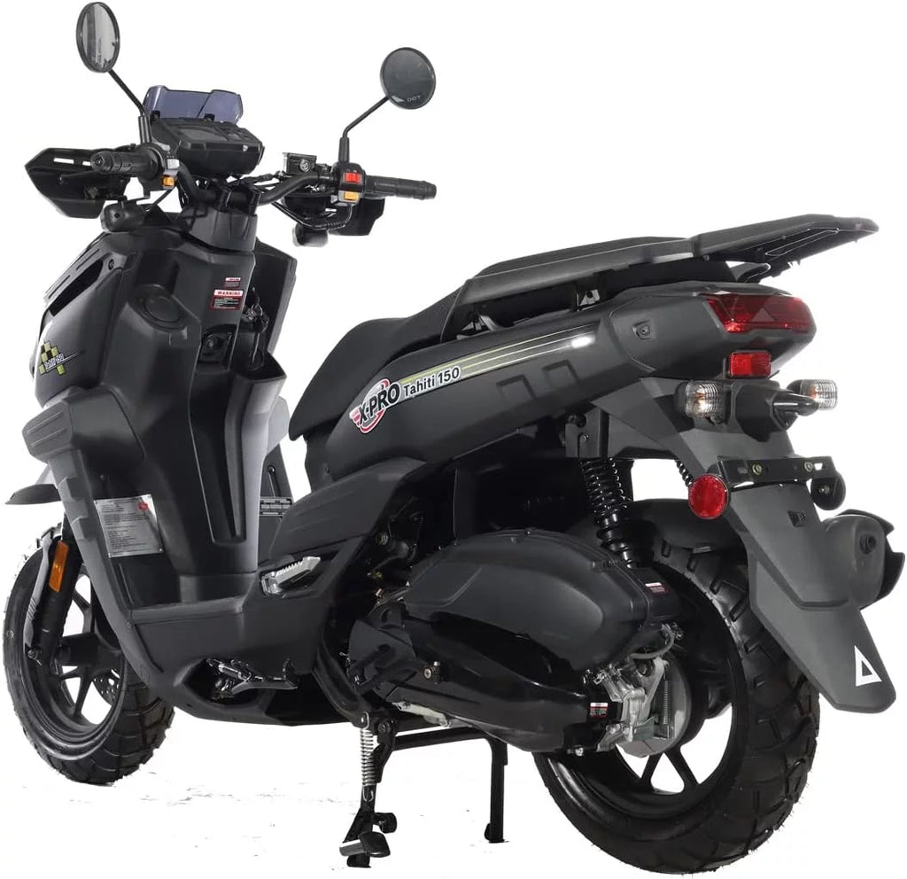 150cc Gas Moped Scooter with 12" Aluminum Wheels T721