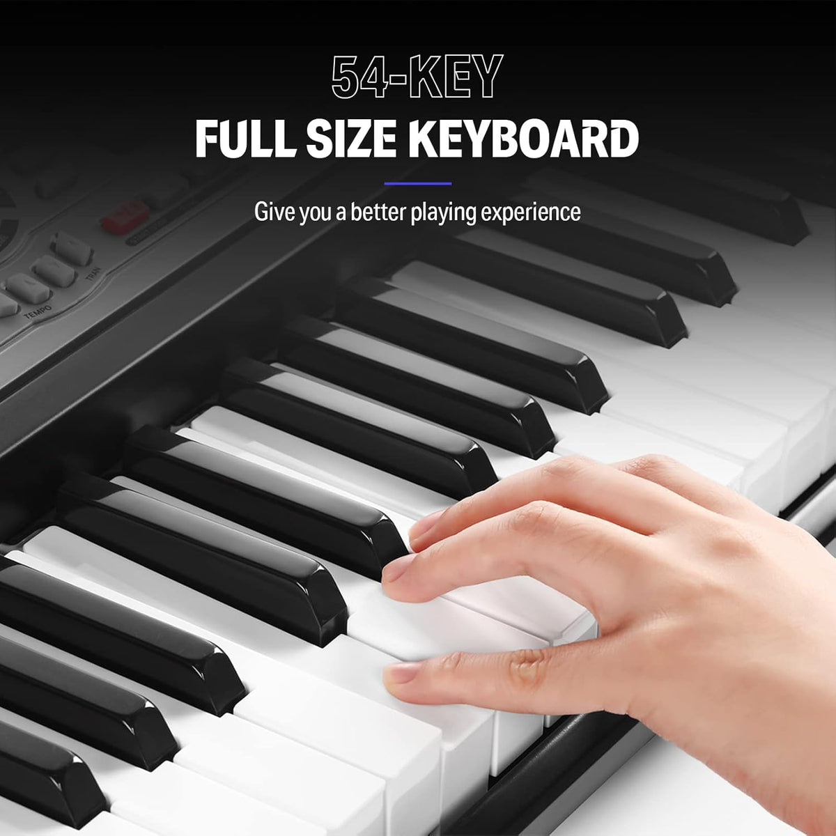 54 Key Portable Electric Keyboard Piano D7885